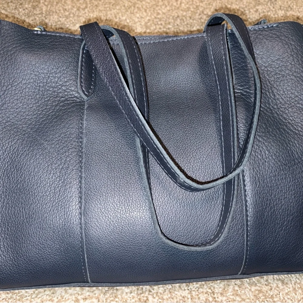 Portland Leather night owl East/West Lola Crossbody Bag-NEW - Picture 2 of 5